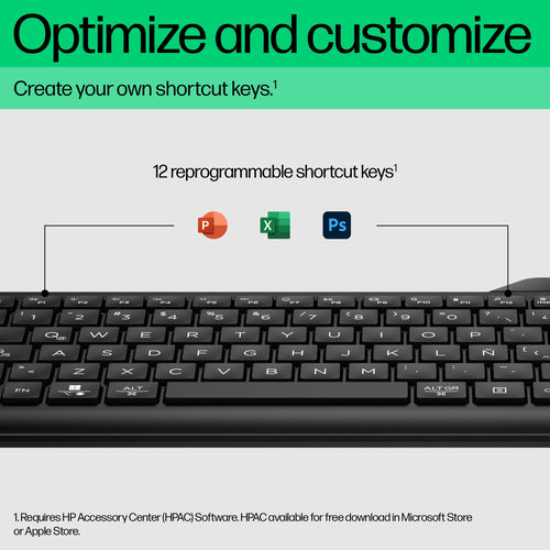 HP 475 Dual-Mode Wireless Keyboard HP 475 Dual-Mode Wireless Keyboard